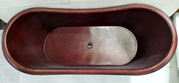 Copper Bath Tub Green - Image 3